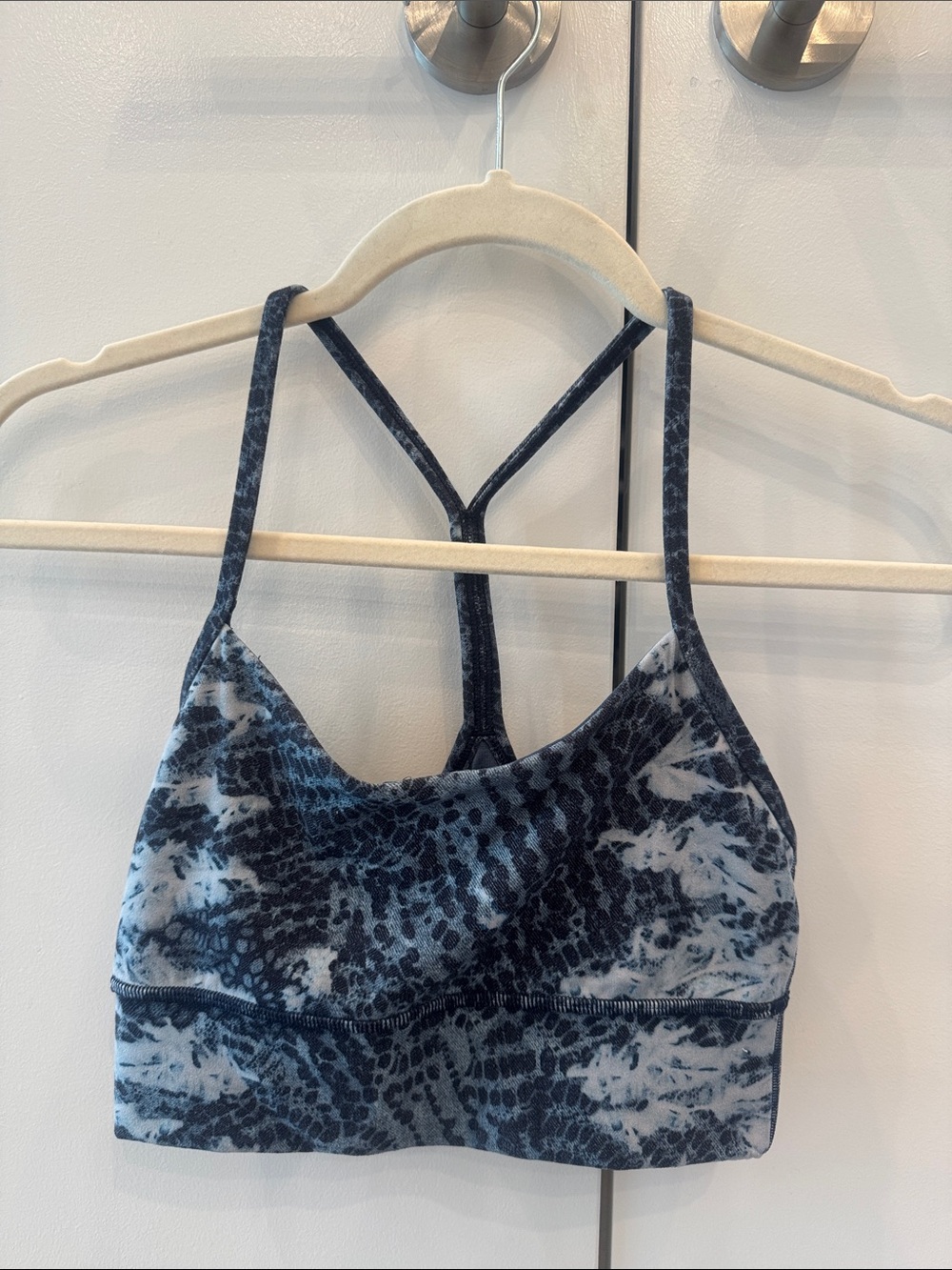 lululemon athletica Blue Tie-Dye Sports Bra